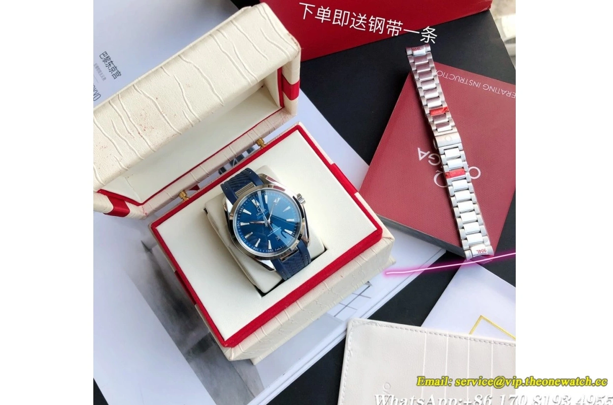 Bracelet 150M SS Aqua MY8215+Free 41mm Blue Terra GDF Dial 0120